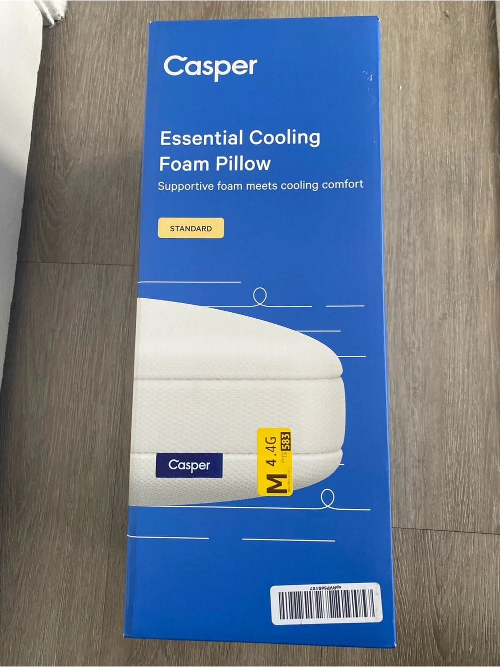 Casper Sleep Original Pillow, Standard Size – Medium Soft Feel, Down-Alternative